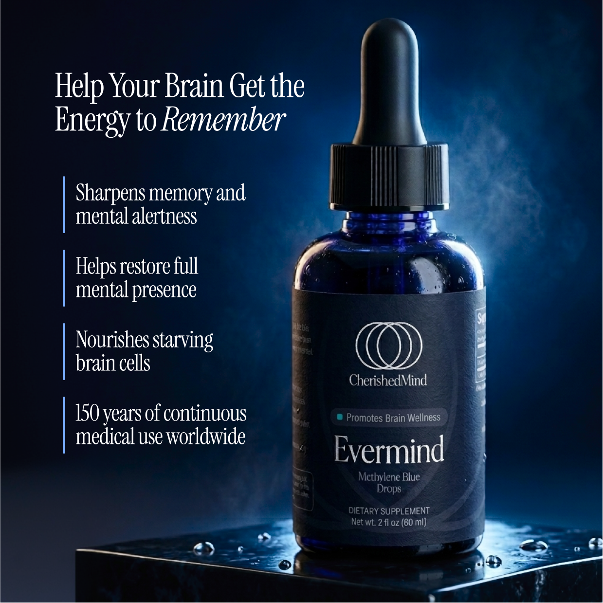 Evermind™ - Methylene Blue Memory Drops | Brain & Cognitive Support